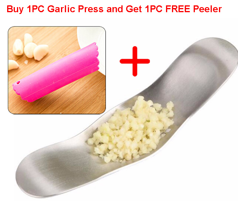 ?2PC / Ʈ ֹ  ä Ŀ    ʷ 丮 / 2PC / Set Kitchen Gadget Vegetable Cutter Garlic Press Garlic Peeler Cooking Tools
